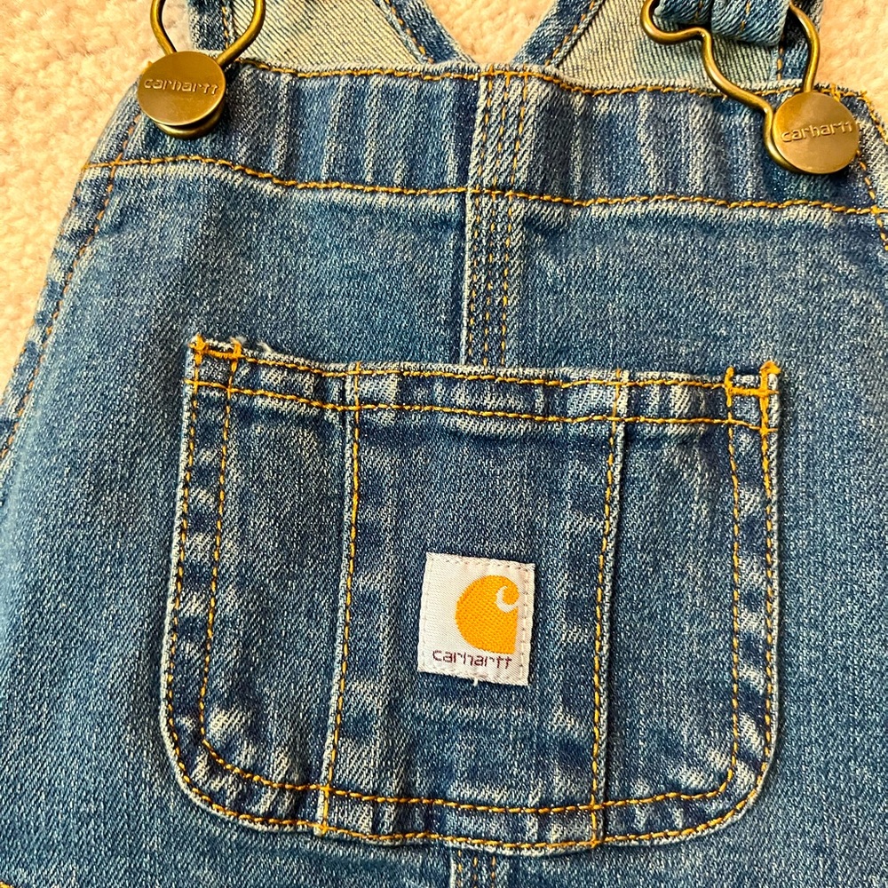 Carhartt Denim Overalls Size 4T